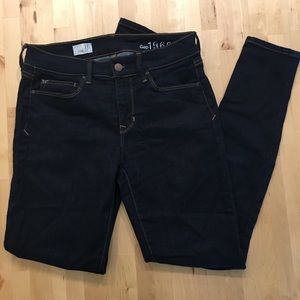 GAP 1969 Dark Blue Skinny Jeans - 27R